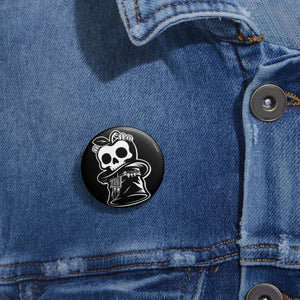 "Poison Apple" Logo Button Pin