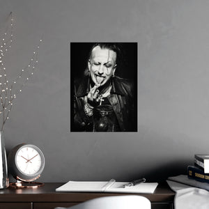 Blades In Black & White Poster