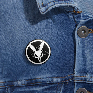 "Pentarabbit" Logo Button Pin