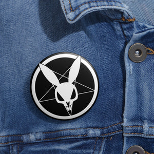 "Pentarabbit" Logo Button Pin