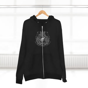 "Poison Apple" *SKETCHY* Logo Unisex Zip Hoodie