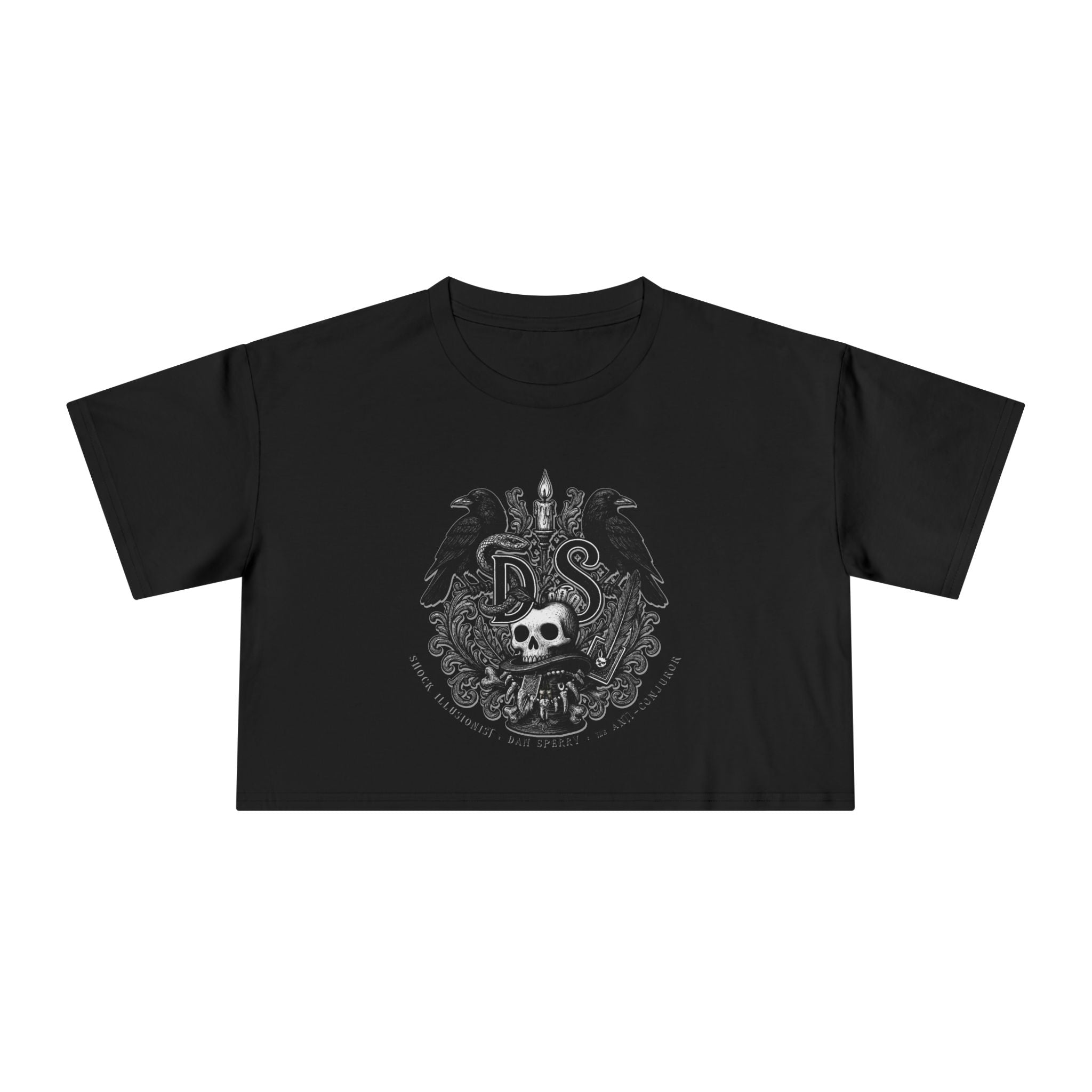 "Distorted Sorcery" Women's Crop Tee