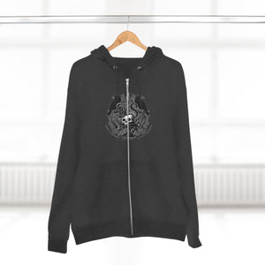 "Poison Apple" *SKETCHY* Logo Unisex Zip Hoodie