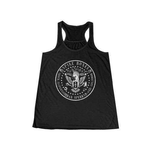 Spike Bones Women's Flowy Racerback Tank