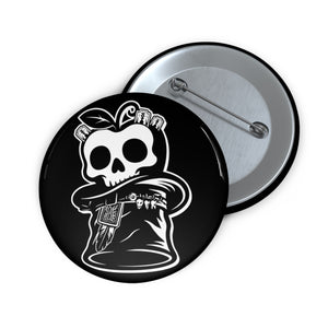 "Poison Apple" Logo Button Pin