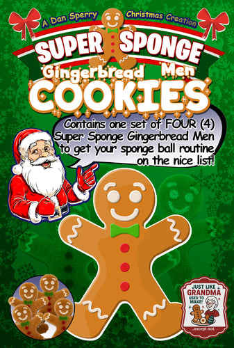 Super Sponge Gingerbread Men Cookies