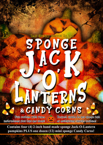 Super Sponge Jack-O-Lanterns & Candy Corns