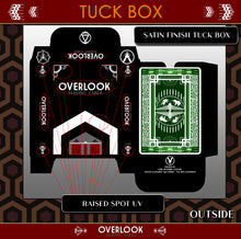 Load image into Gallery viewer, Overlook playing cards tuck box exterior