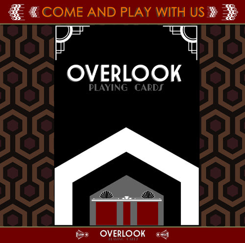 The Shining inspired playing cards The Overlook deck box